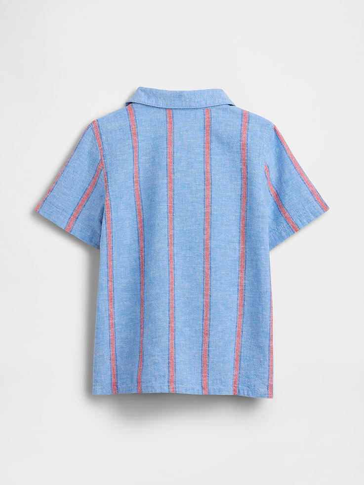 Image number 2 showing, babyGap Brannan Bear Linen-Blend Vacay Shirt