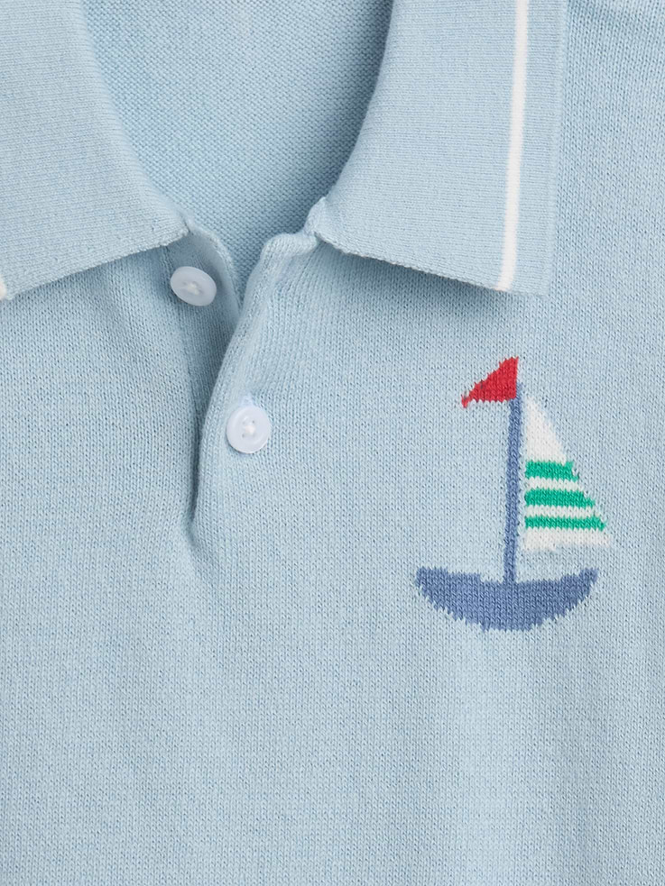 Image number 3 showing, babyGap Sweater Polo Shirt