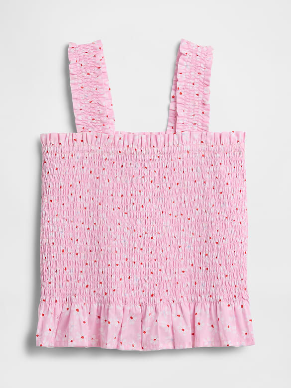 Kids Smocked Peplum Top