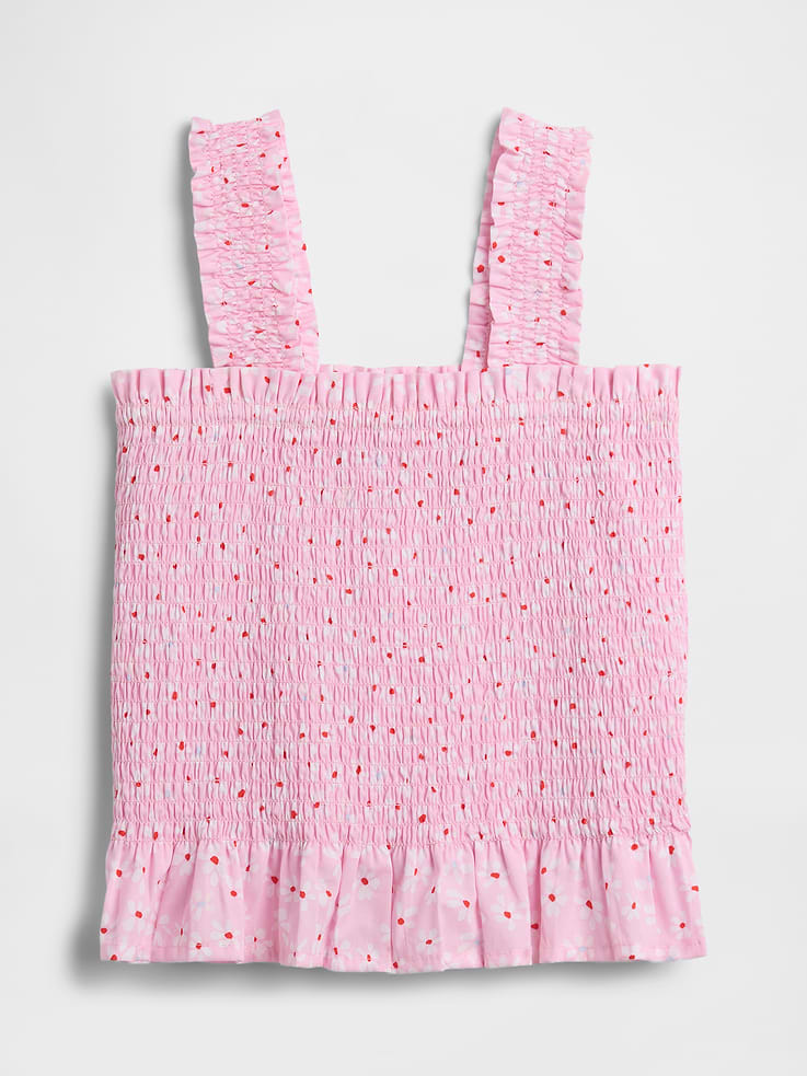 Image number 1 showing, Kids Smocked Peplum Top