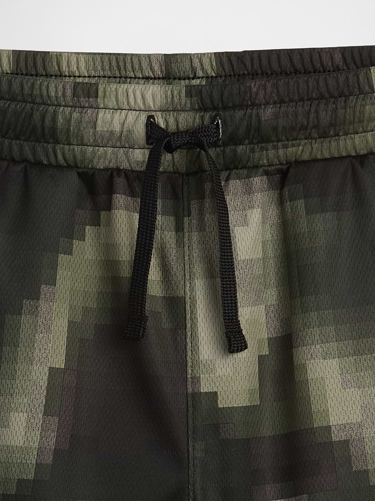 Image number 3 showing, Kids 100% Recycled Pull-On Mesh Shorts
