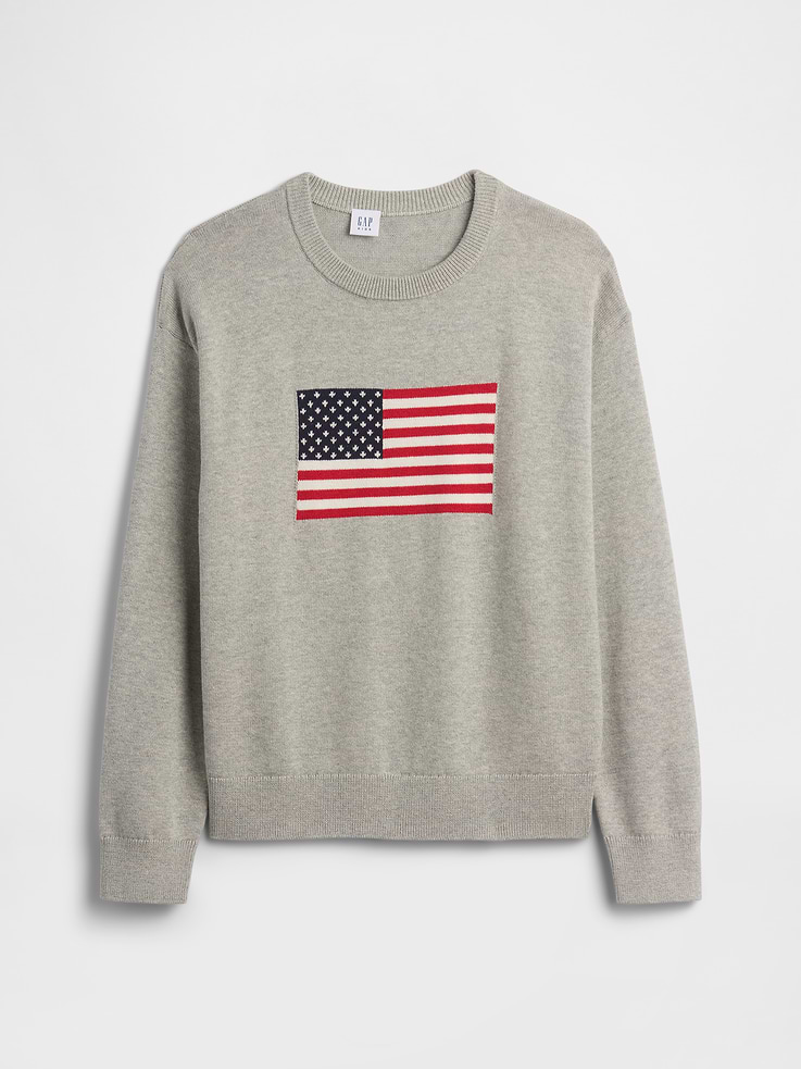 Image number 1 showing, Kids Relaxed Intarsia Sweater