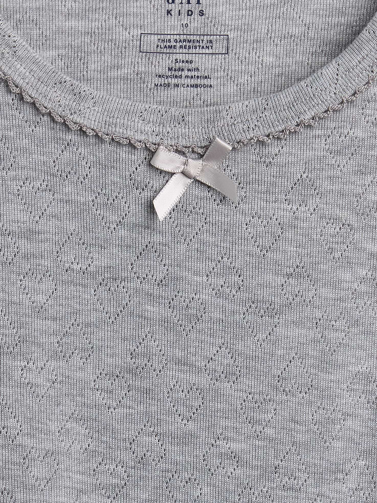 Image number 4 showing, Kids Recycled Pointelle PJ T-Shirt
