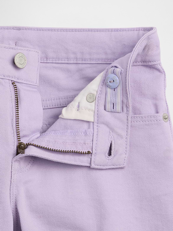 Kids Denim Midi Shorts