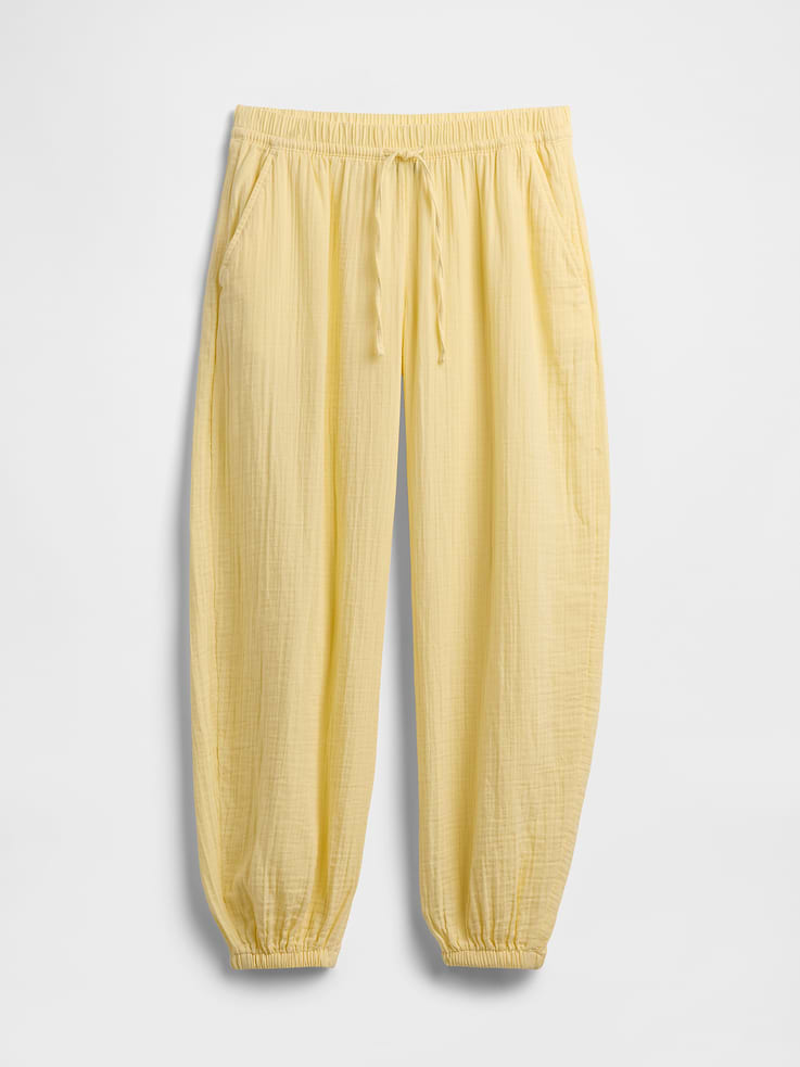 Image number 5 showing, Cotton Gauze Easy Joggers