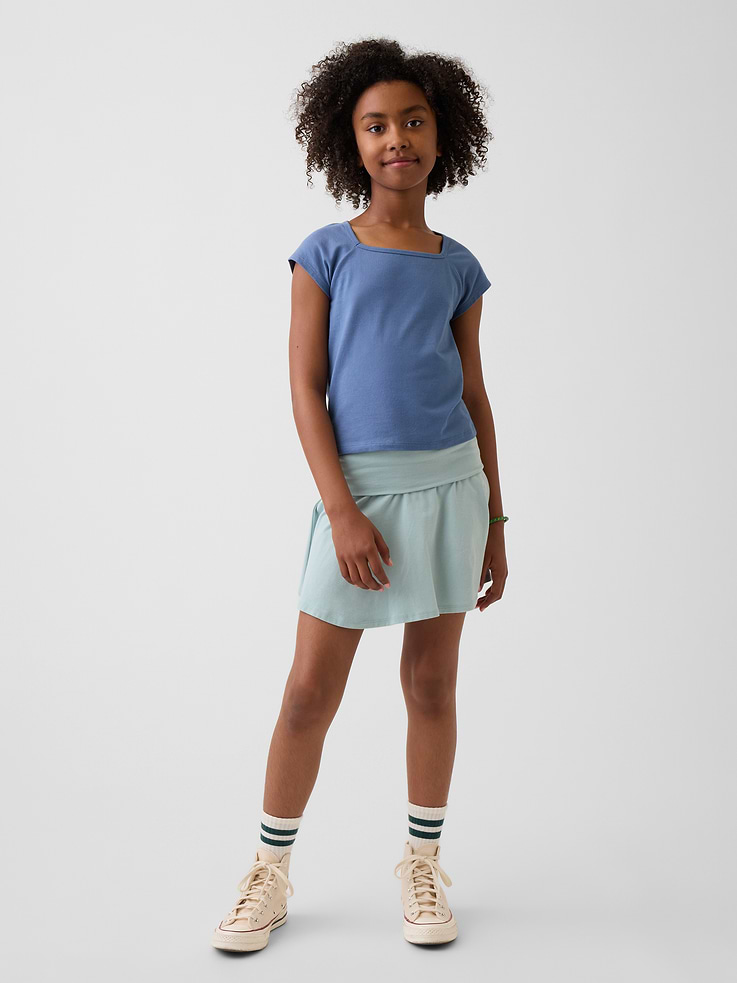 Image number 1 showing, Kids Foldover Skort
