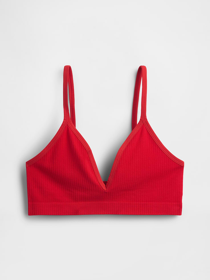 Image number 5 showing, Seamless Rib Triangle Bralette