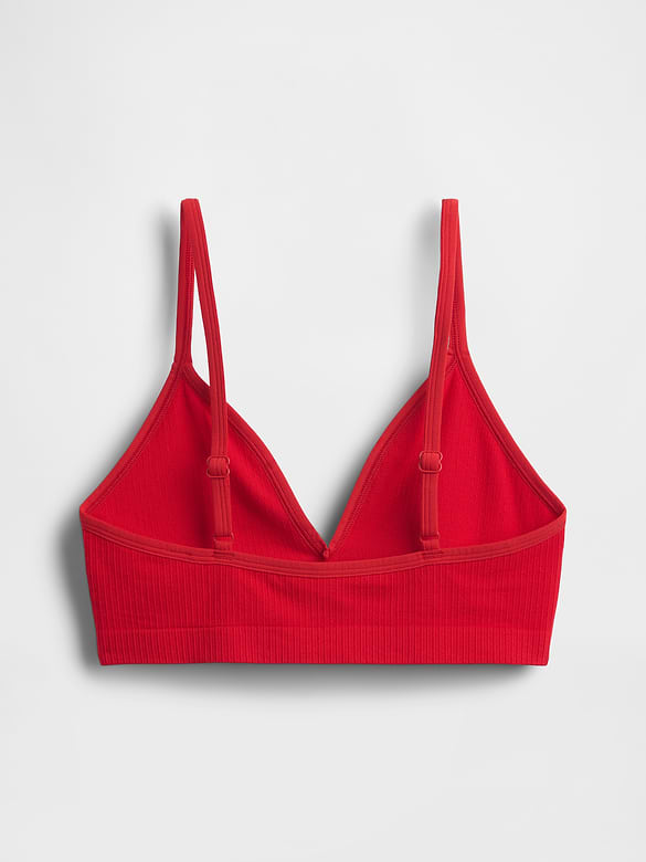 Seamless Rib Triangle Bralette