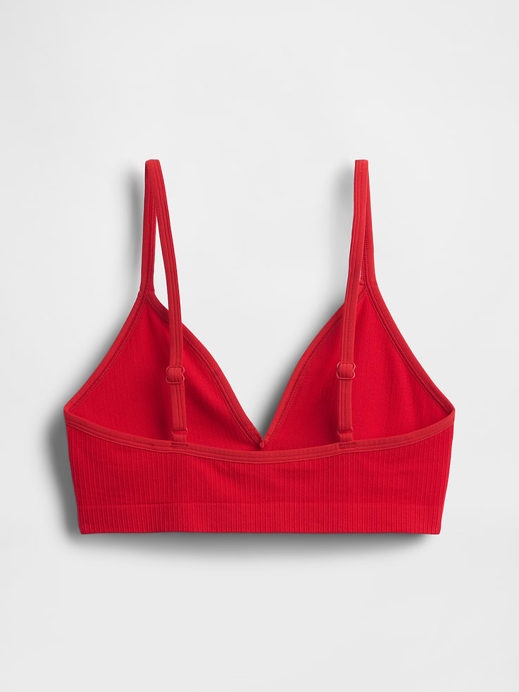 Image number 6 showing, Seamless Rib Triangle Bralette