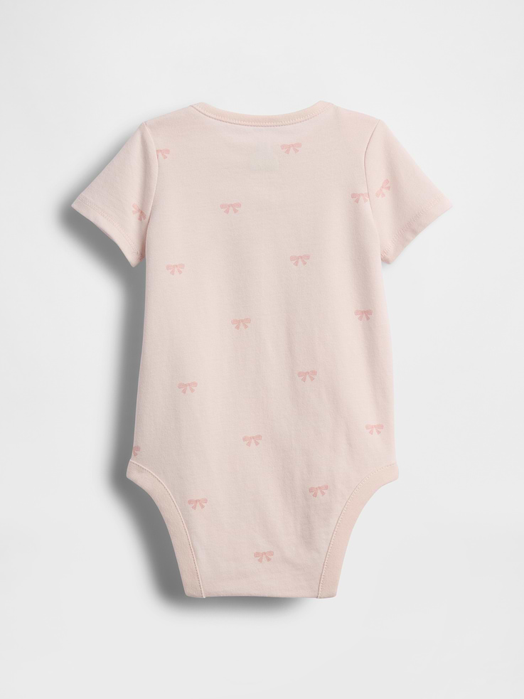 Image number 2 showing, Baby First Favorites Organic Cotton Bow Bodysuit