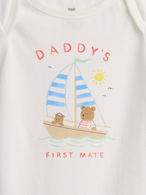 Baby First Favorites Organic Cotton Graphic Bodysuit