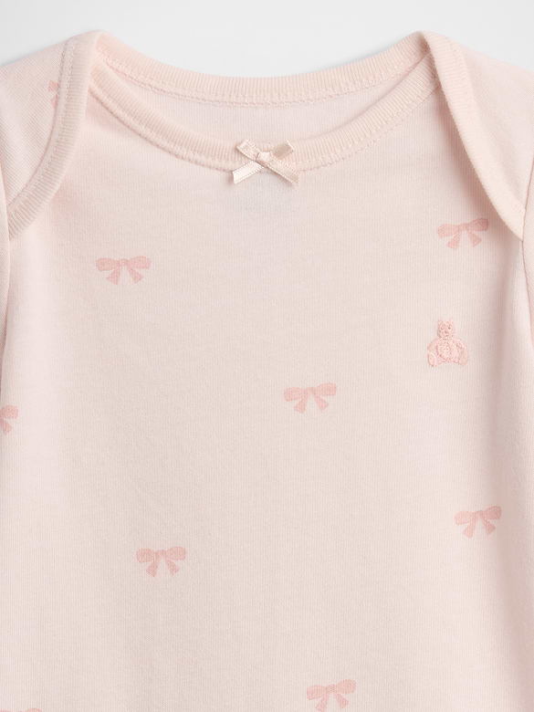 Baby First Favorites Organic Cotton Bow Bodysuit