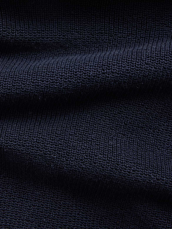 Linen-Blend Camp Polo Sweater Shirt