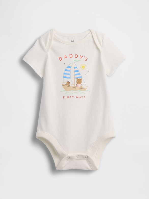 Baby First Favorites Organic Cotton Graphic Bodysuit