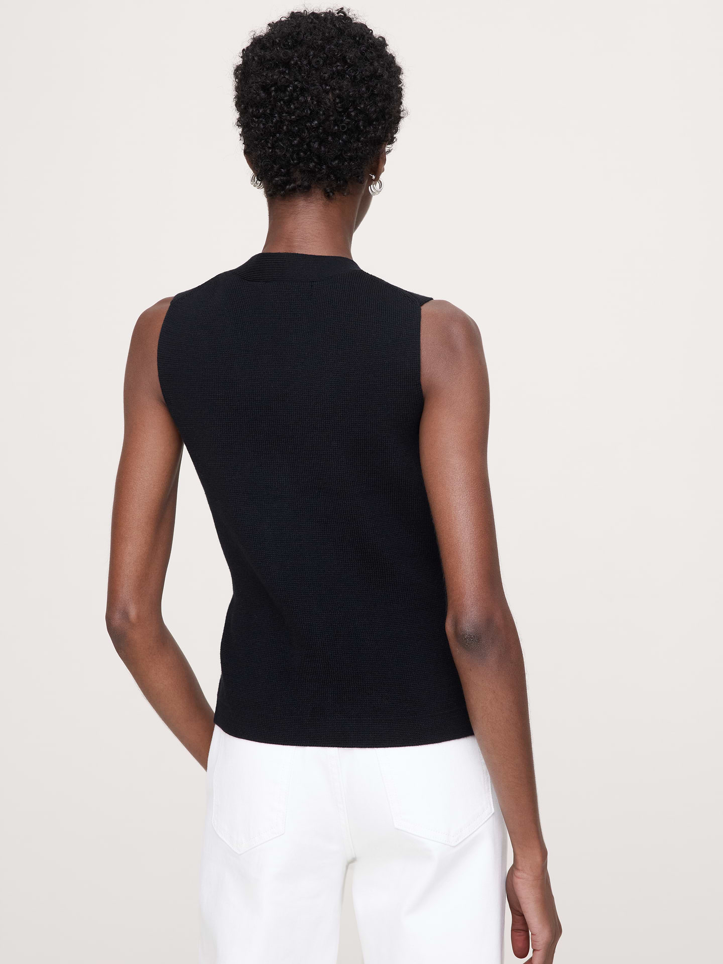 Image number 3 showing, Larkspur Cotton-Silk Sweater Vest