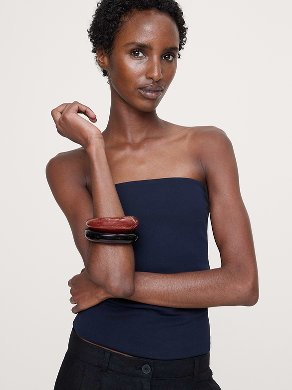 Resin Medium Bangles Set by Ben Amun