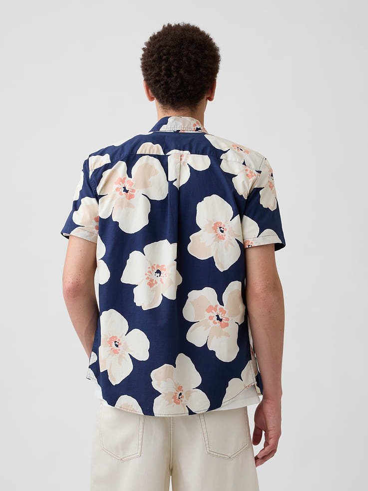 Image number 2 showing, Stretch Poplin Shirt in Standard Fit