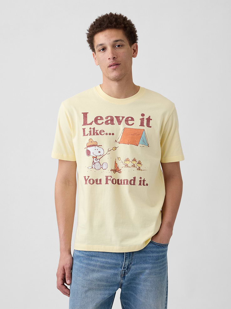 Image number 1 showing, Peanuts Everyday Soft Relaxed Graphic T-Shirt