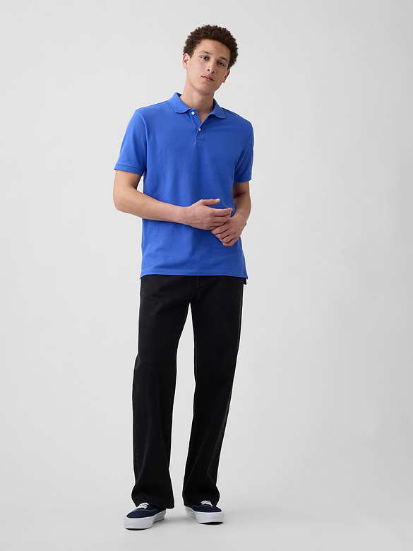 Stretch Pique Polo Shirt