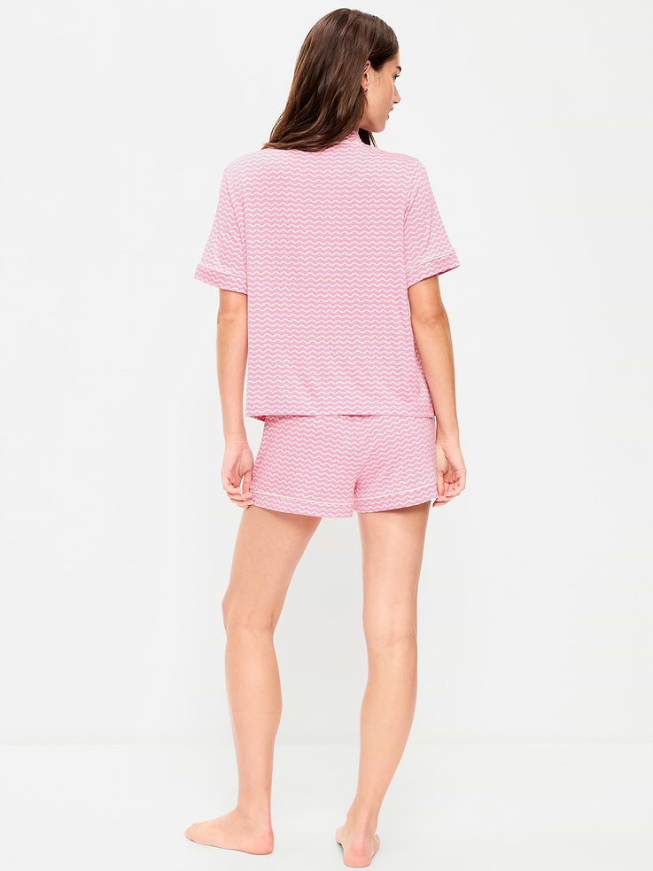 Image number 2 showing, Sunday Sleep Knit Jersey Short Set