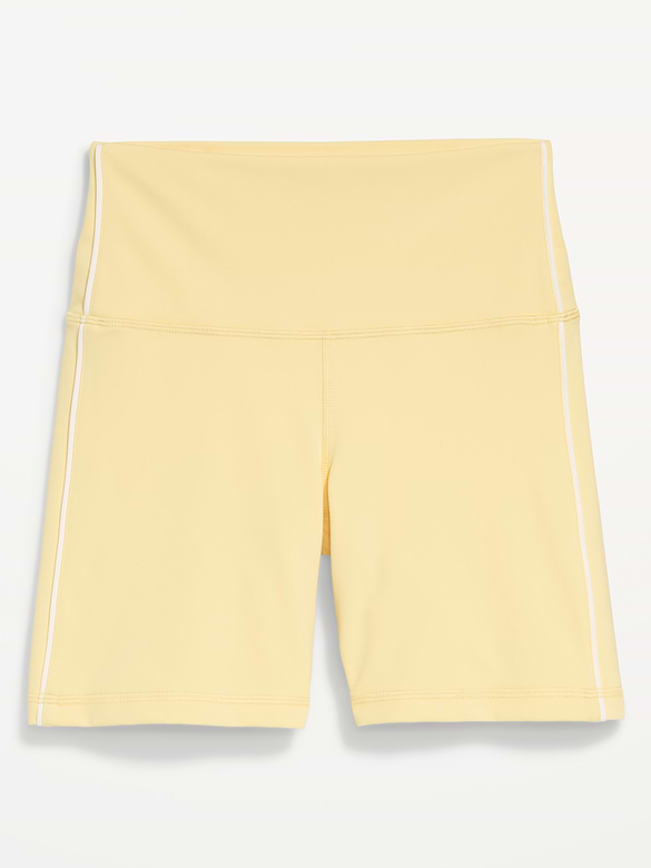 High-Waisted StudioSmooth Biker Shorts -- 6-inch inseam