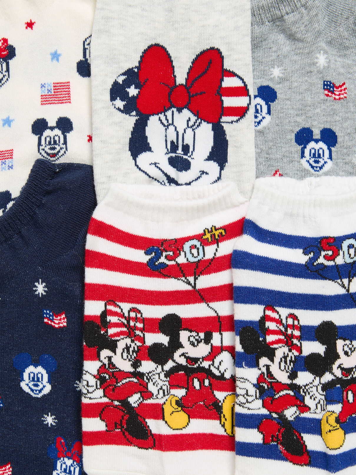 Image number 2 showing, Disney© 6-Pack Novelty Ankle Socks for Women