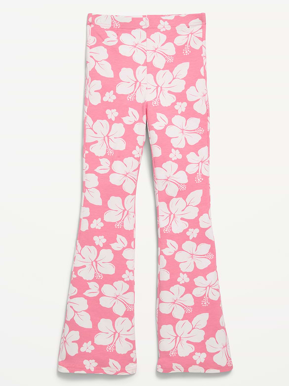 High-Waisted Flared Leggings for Girls
