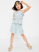 Image number 3 showing, Printed Pull-On Shorts for Girls
