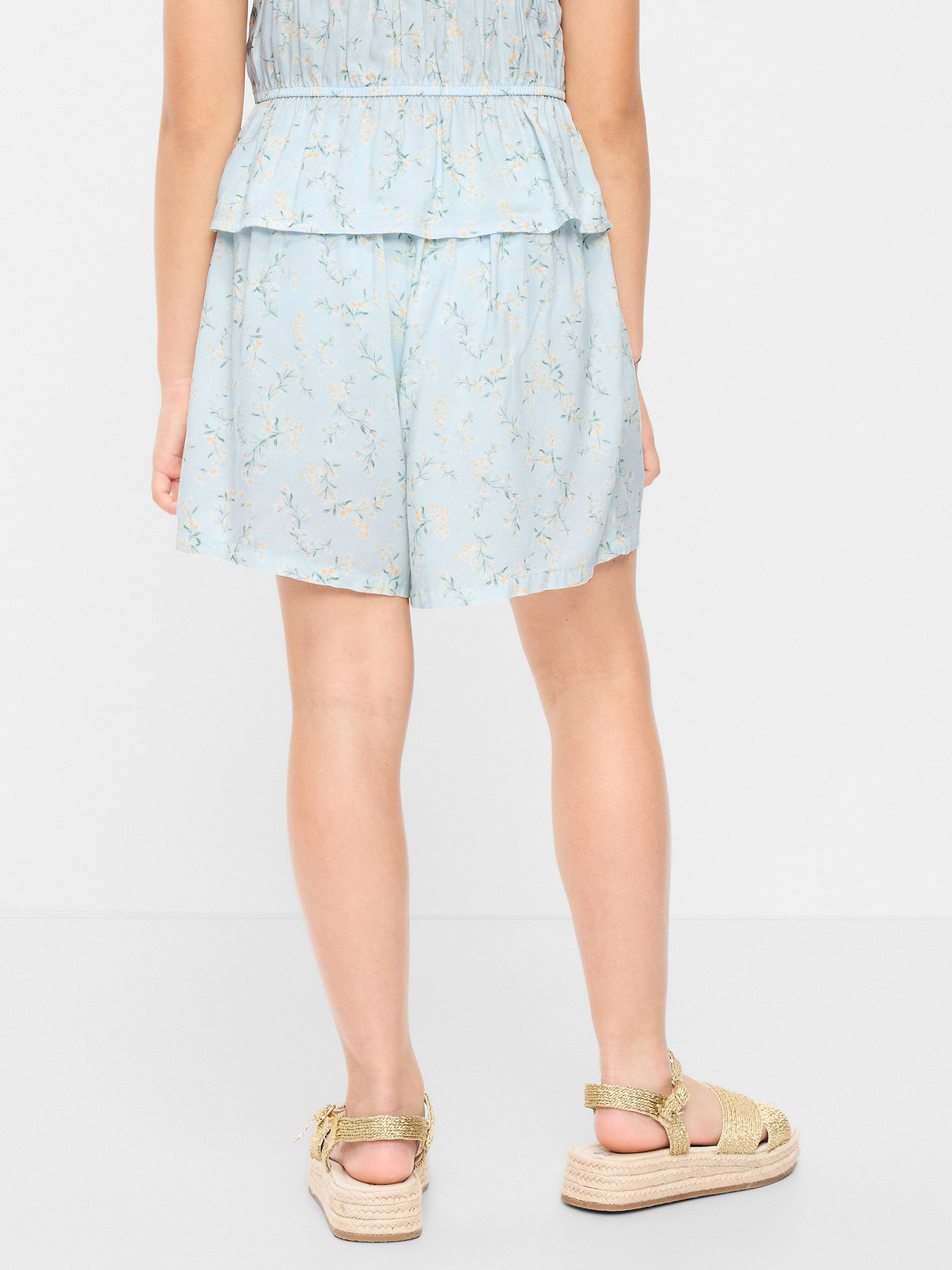 Image number 2 showing, Printed Pull-On Shorts for Girls