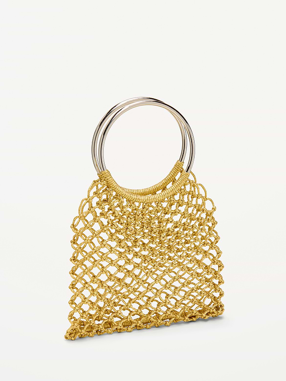 Sac métallisé à hanse en forme d’anneau