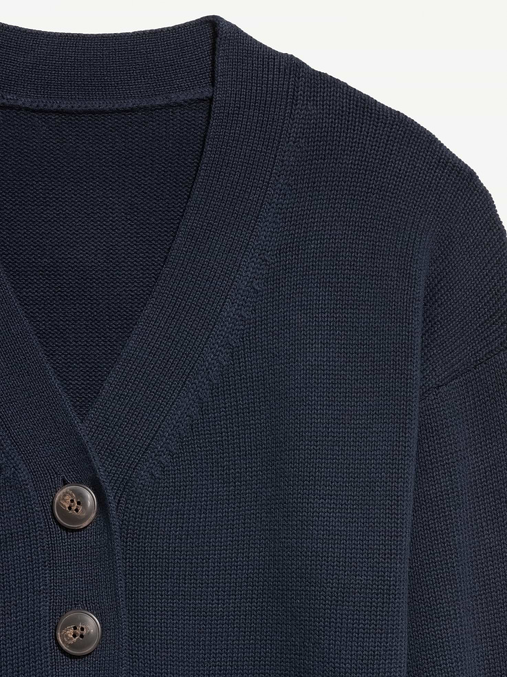 Image number 5 showing, Seaside Cotton V-Neck Cardigan Sweater