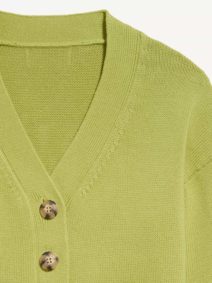 Image number 5 showing, Seaside Cotton V-Neck Cardigan Sweater