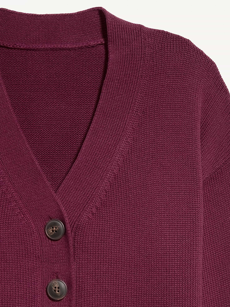 Image number 5 showing, Seaside Cotton V-Neck Cardigan Sweater
