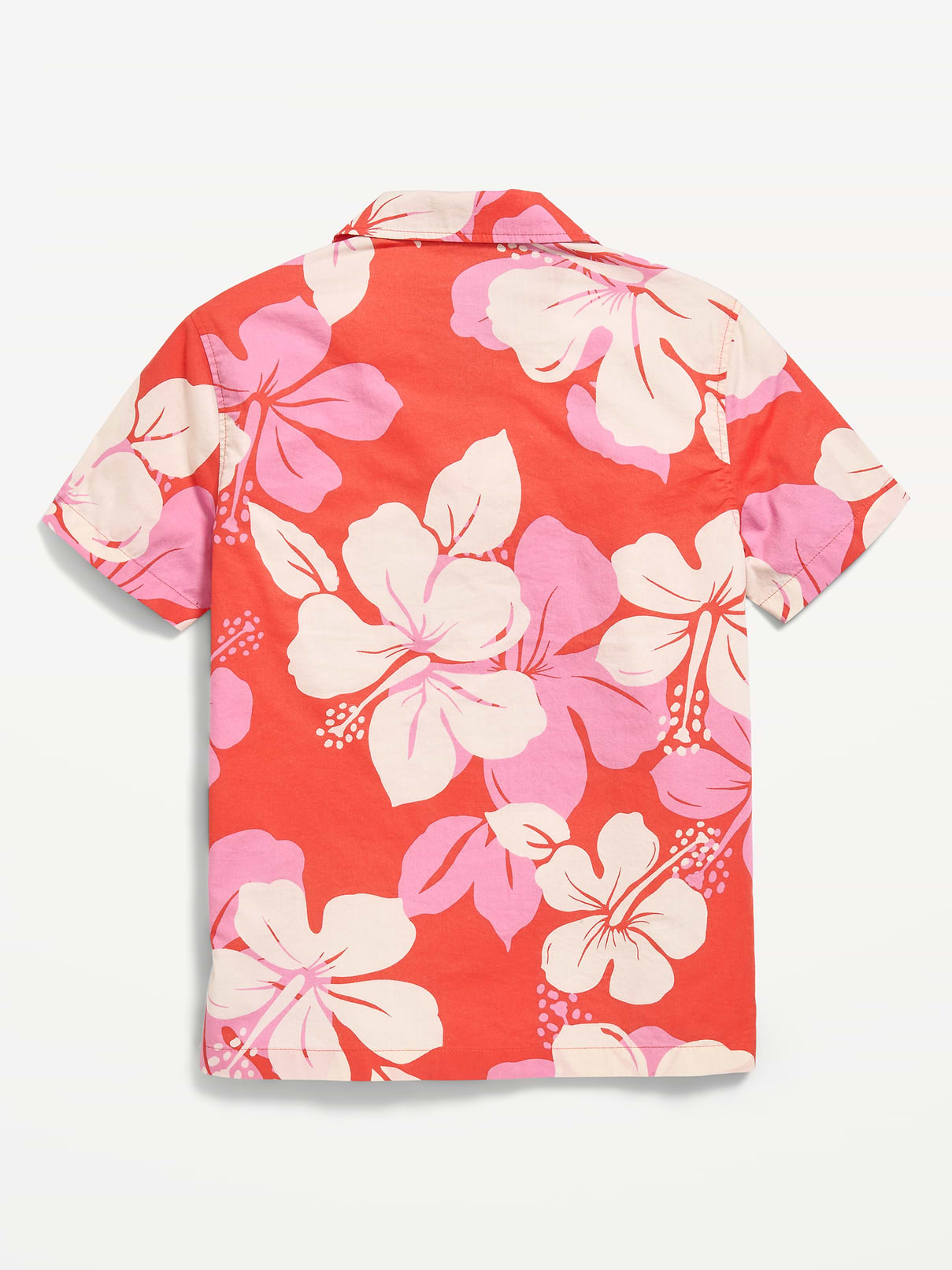 Image number 2 showing, Printed Short-Sleeve Poplin Shirt for Boys