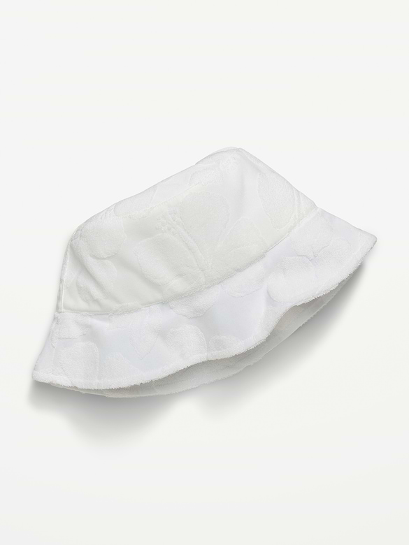 Chapeau cloche en jersey bouclette pour fille