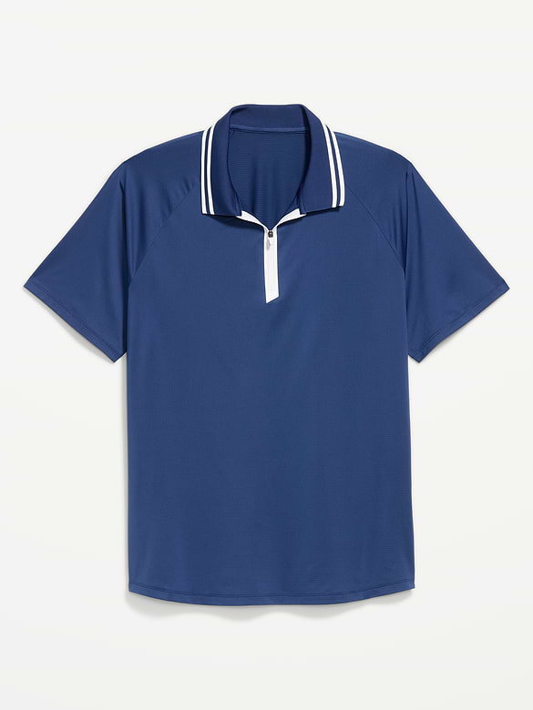 Modern Tech Zip Polo