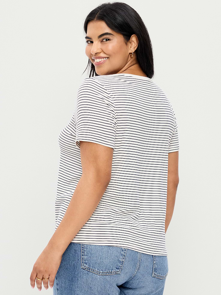 Image number 6 showing, Luxe V-Neck T-Shirt
