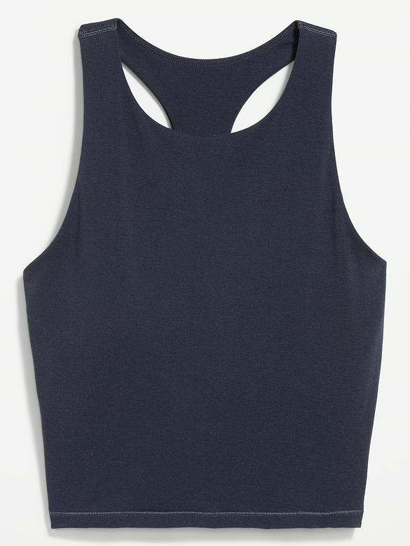 Light Support PowerChill High-Neck Racerback Sports Bra