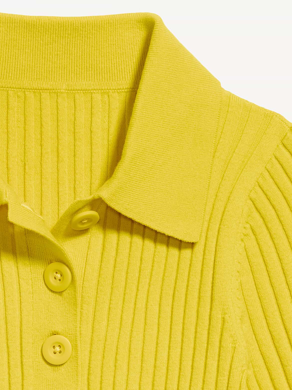 Short-Sleeve Ribbed Polo