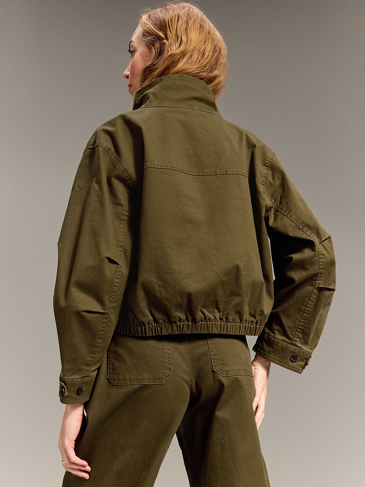 Image number 2 showing, Old Navy x Christopher John Rogers Mock-Neck Bomber Jacket