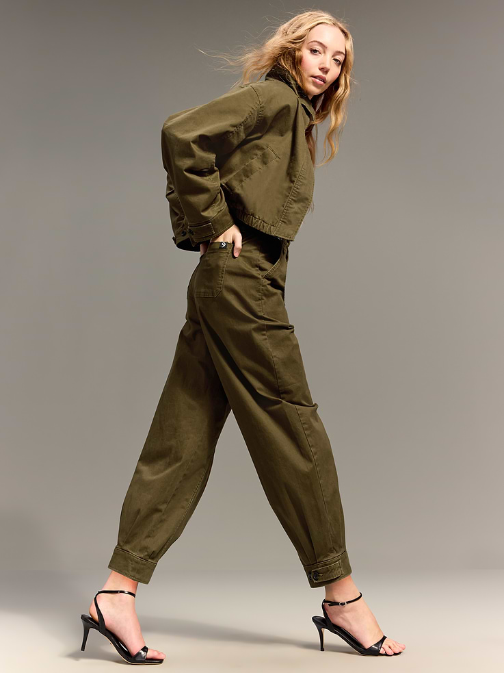 Image number 3 showing, Old Navy x Christopher John Rogers Mock-Neck Bomber Jacket