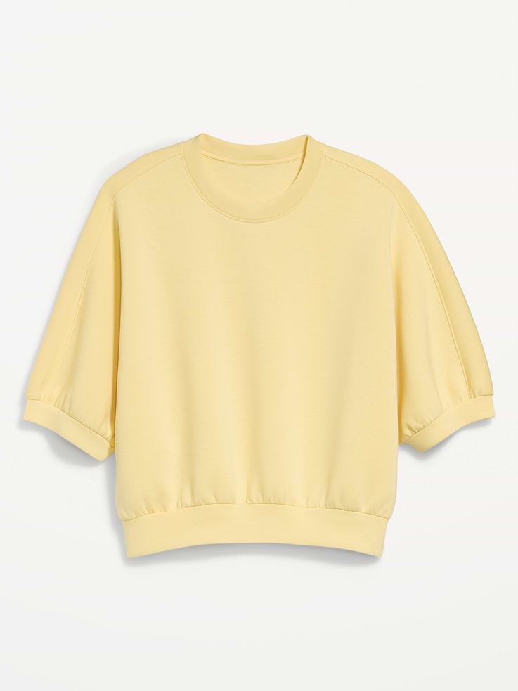 Image number 8 showing, Bounce Fleece Dolman-Sleeve Top