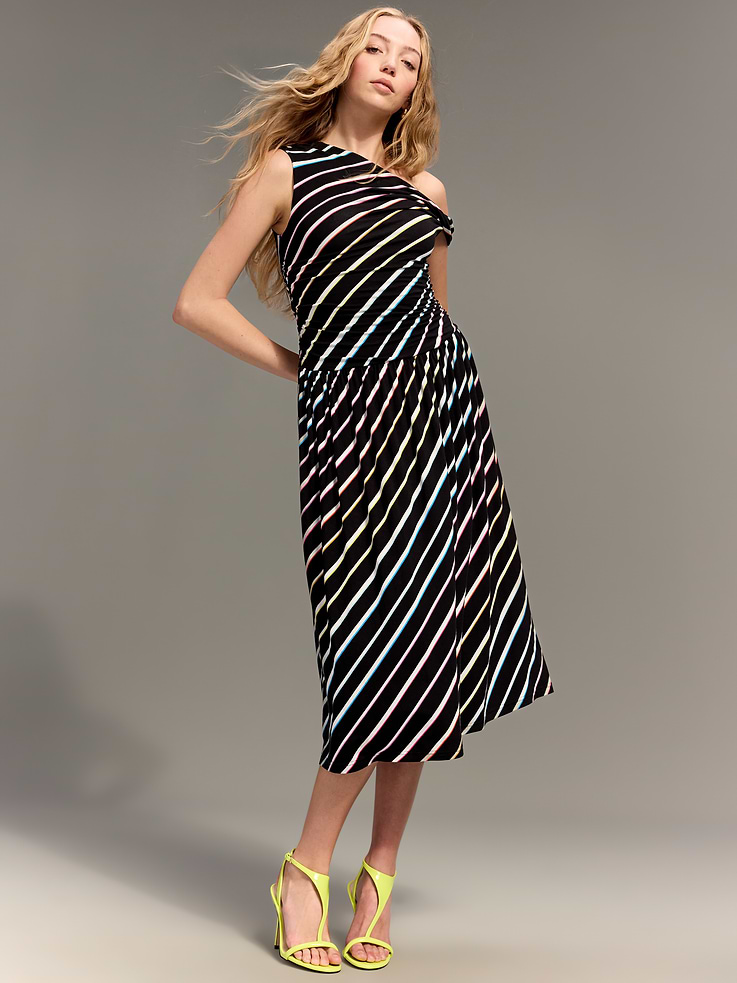 Image number 3 showing, Old Navy x Christopher John Rogers One-Shoulder Maxi Dress