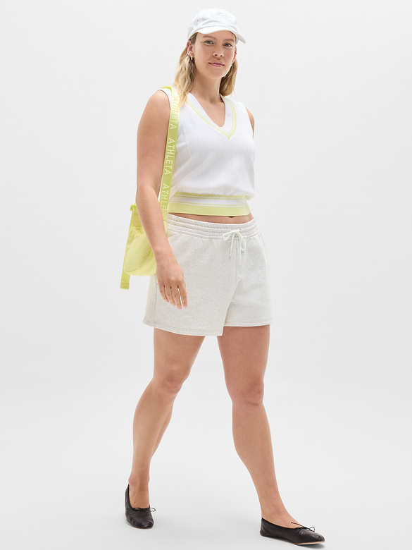 Forever Fleece Mid Rise 4" Short