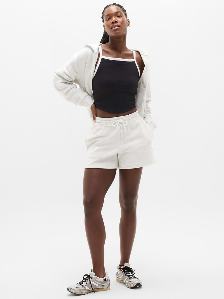 Image number 2 showing, Forever Fleece Mid Rise 4" Short