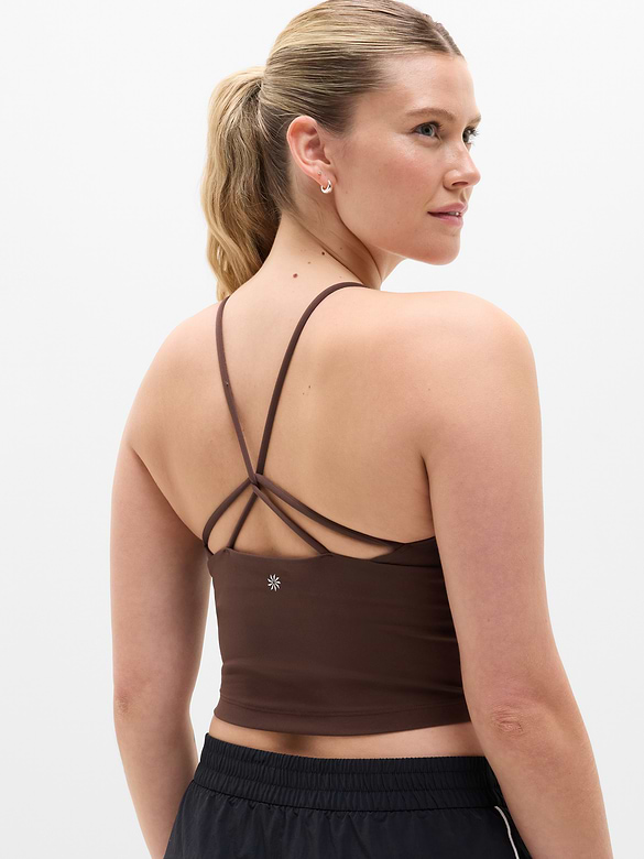 Transcend Thin Strap Crop Bra