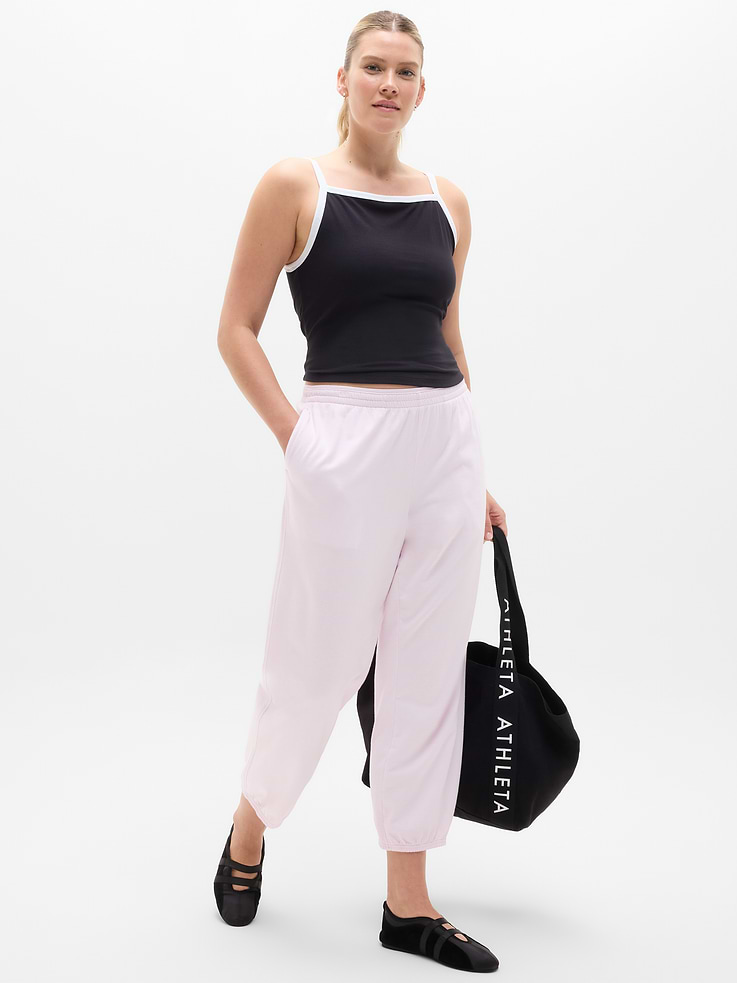 Image number 5 showing, Airy Cotton Terry Jogger
