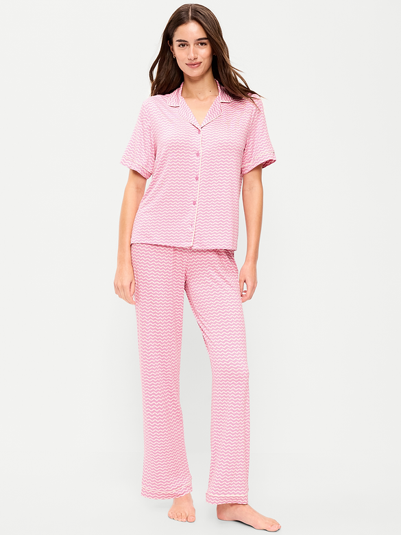 Sunday Sleep Knit Jersey Pant Set