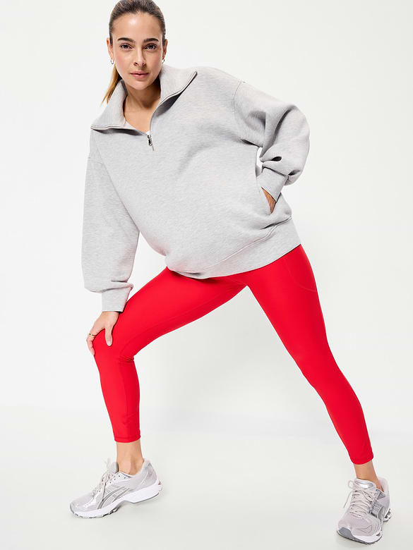 Maternity Full-Panel PowerSoft 7/8 Leggings
