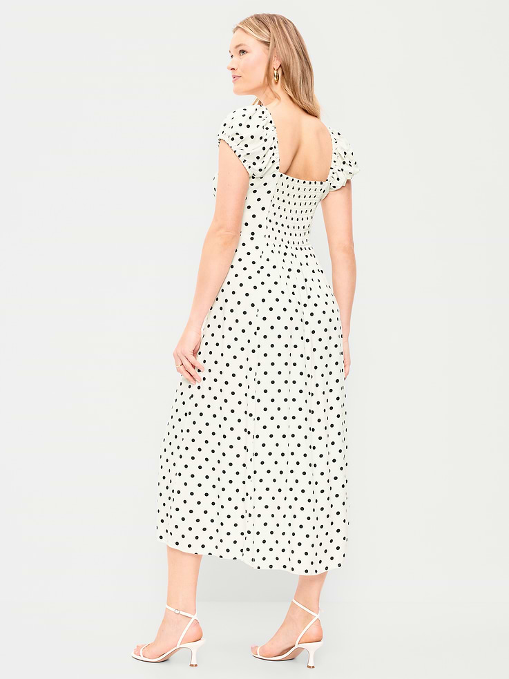 Image number 7 showing, Short-Sleeve Fit & Flare Midi Dress